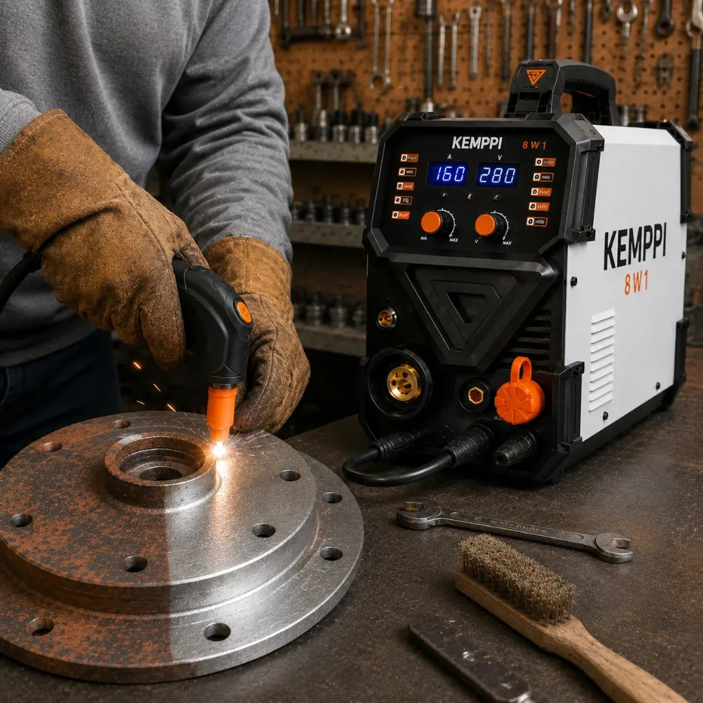 Kemppi 8 functions in one machine
