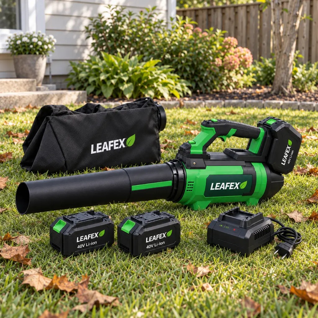 LEAFEX soffiatore a batteria per foglie