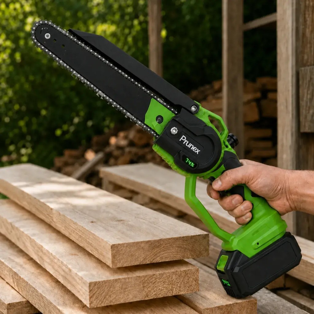 Prunex™ usata per tagliare legna da ardere
